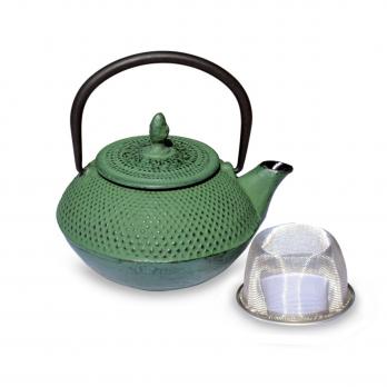 Чугунный чайник зеленый A2329G-0.45L/Green