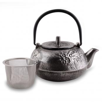 Чугунный чайник серебряный G-013-0.8L/Silver